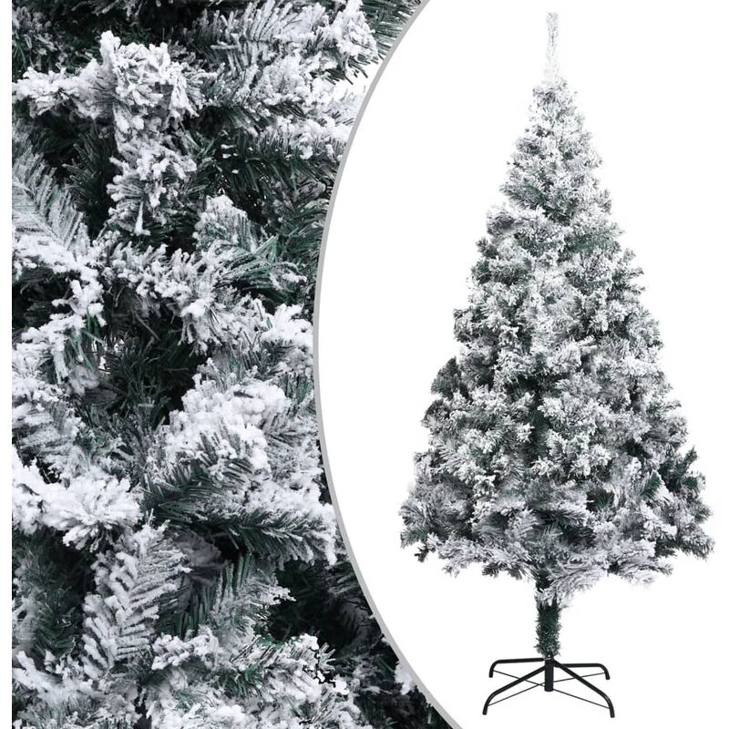 

Árbol de Navidad artificial con nieve PVC verde 300 cm