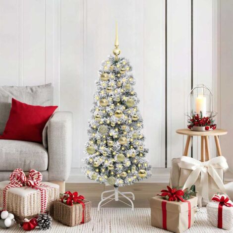 Árbol de Navidad artificial con ramas articuladas 120 cm PVC