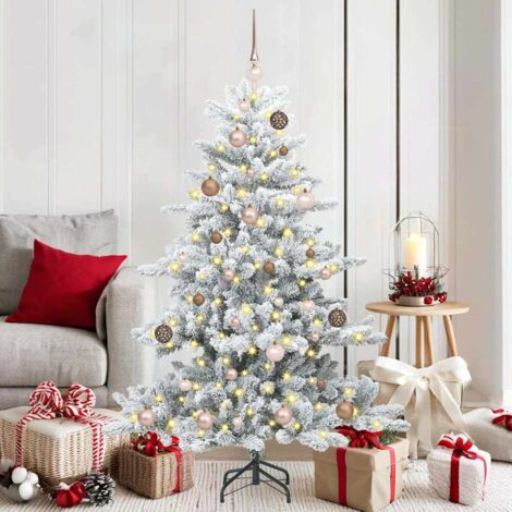 Árbol de Navidad artificial con ramas articuladas 150 cm PVC