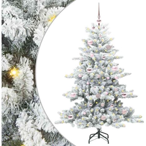 Árbol de Navidad artificial con ramas articuladas 150 cm PVC