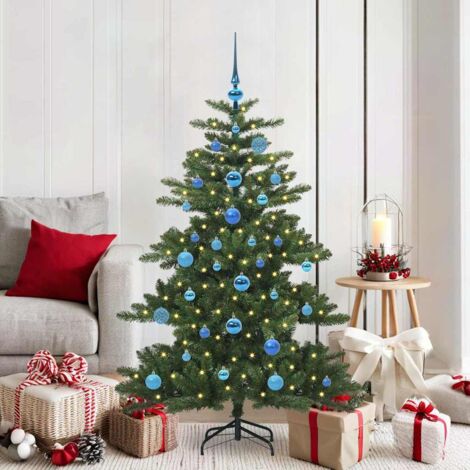 Árbol de Navidad artificial con ramas articuladas 150 cm PVC