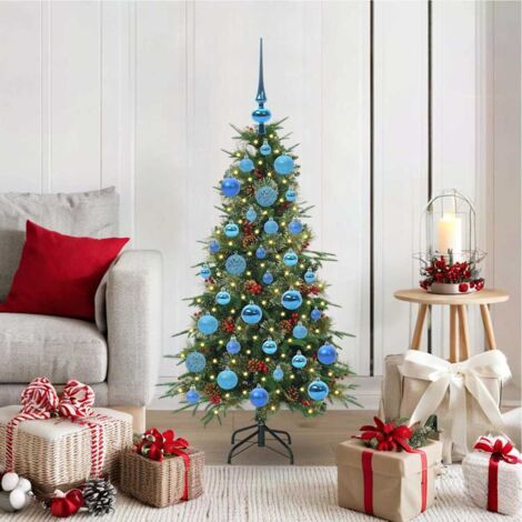 Árbol de Navidad artificial con ramas articuladas Verde 120 cm
