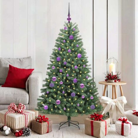 Árbol de Navidad artificial con ramas articuladas Verde 150 cm