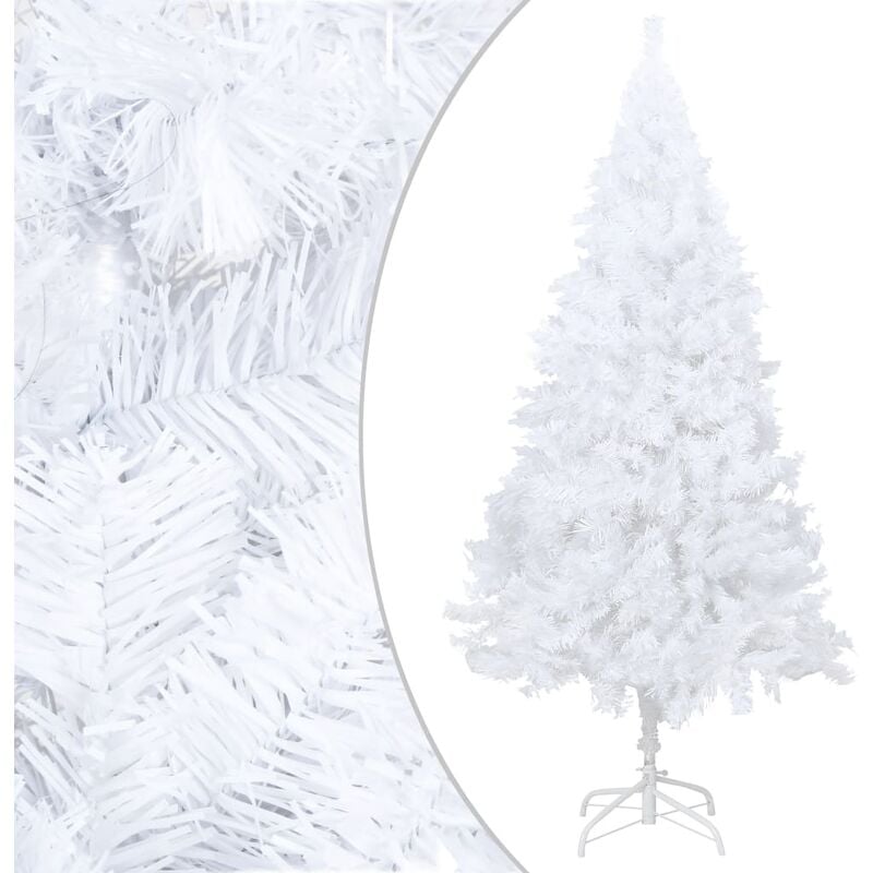 

Árbol de Navidad artificial con ramas gruesas PVC blanco 180 cm
