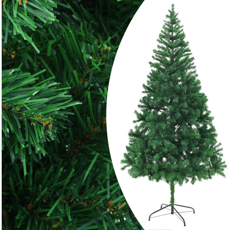 

Árbol de Navidad artificial con soporte acero 210 cm 910 ramas
