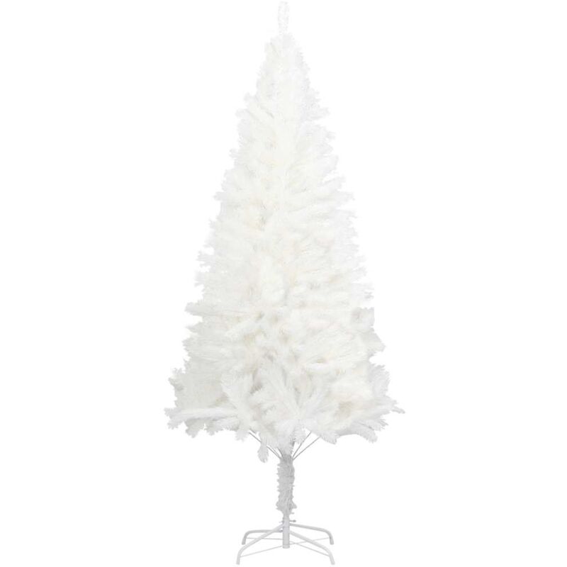 

Árbol artificial de Navidad con hojas realistas blanco 180 cm - Blanco - Vidaxl