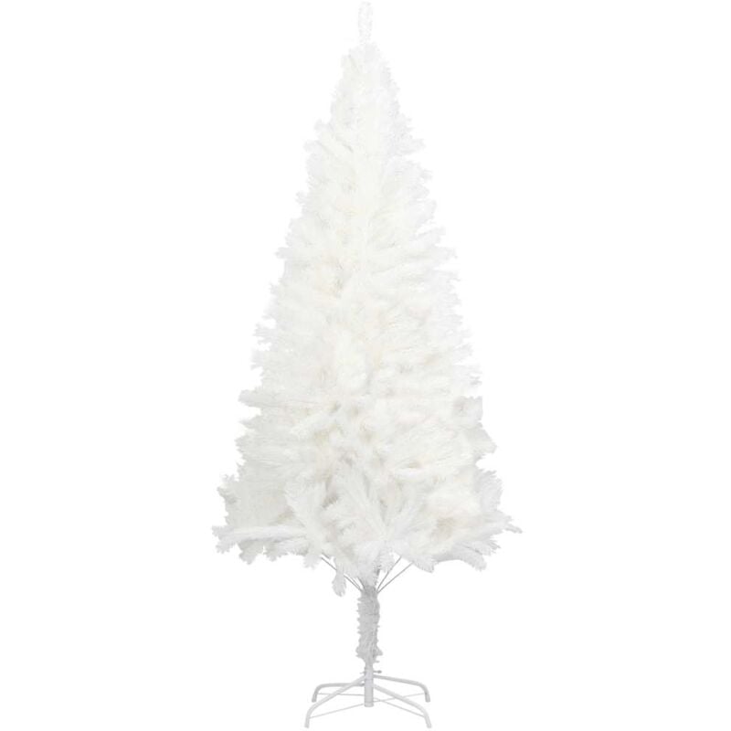 

Árbol artificial de Navidad con hojas realistas blanco 240 cm - Blanco - Vidaxl