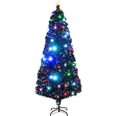 Árbol de Navidad artificial con soporte/LED 210 cm 280 ramas