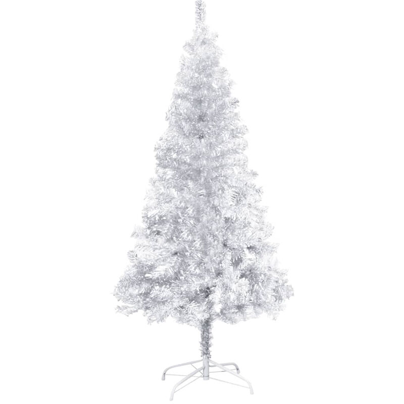 

arbol de Navidad artificial con soporte plateado PET 120 cm