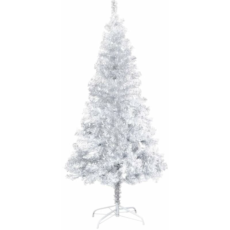 

arbol de Navidad artificial con soporte plateado PET 150 cm