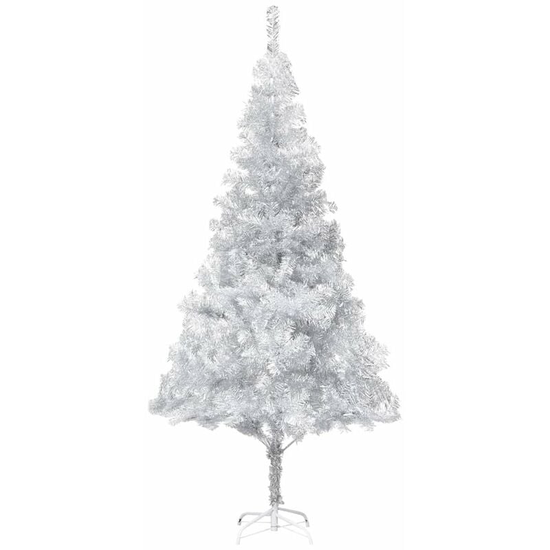 

arbol de Navidad artificial con soporte plateado PET 240 cm