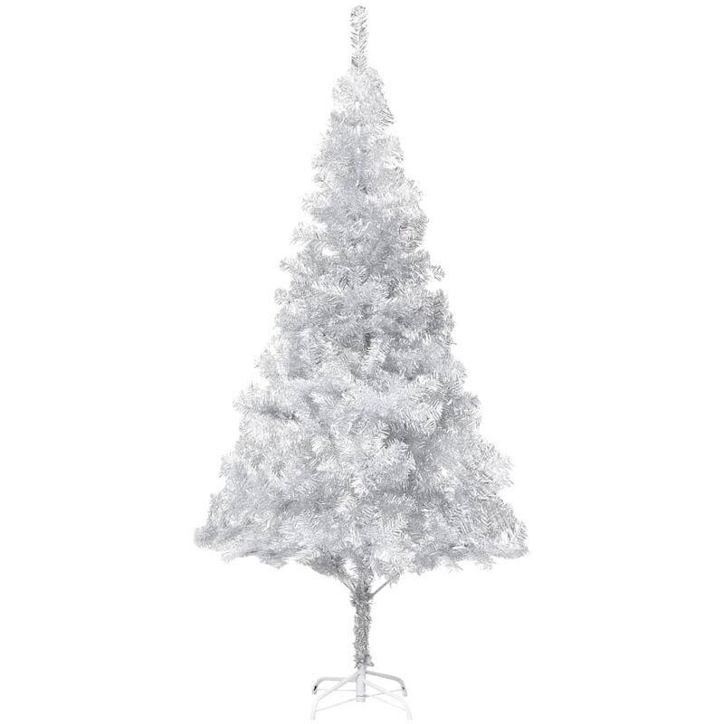 

Árbol de Navidad artificial con soporte plateado PET 240 cm