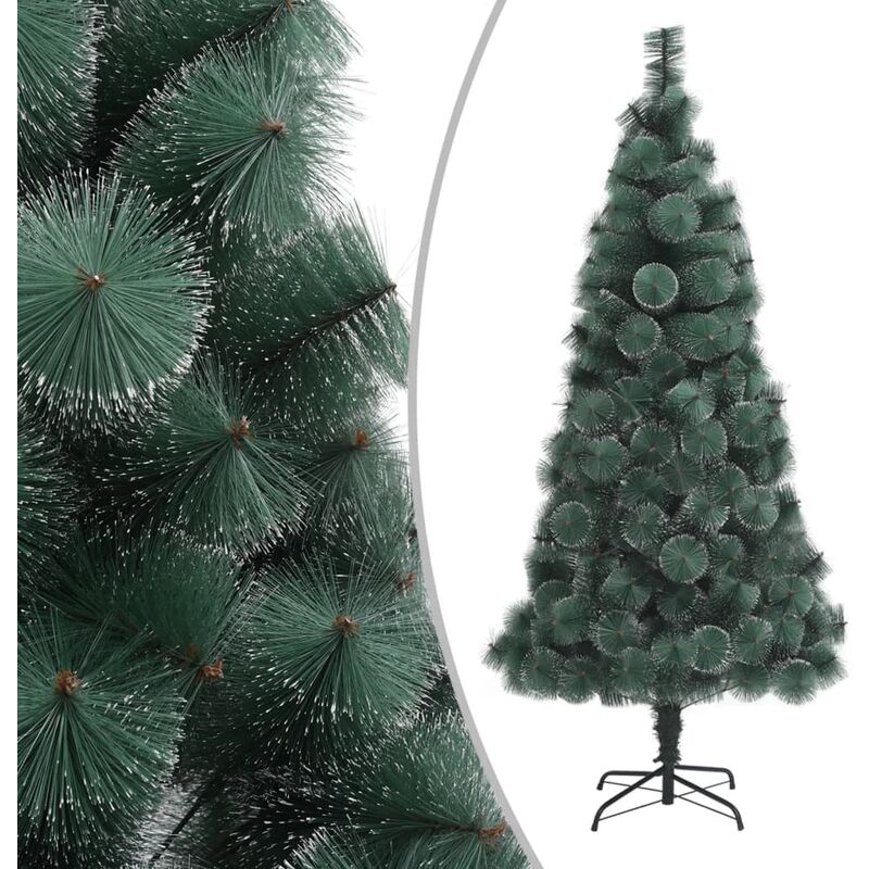 

Árbol de Navidad artificial con soporte verde PET 180 cm