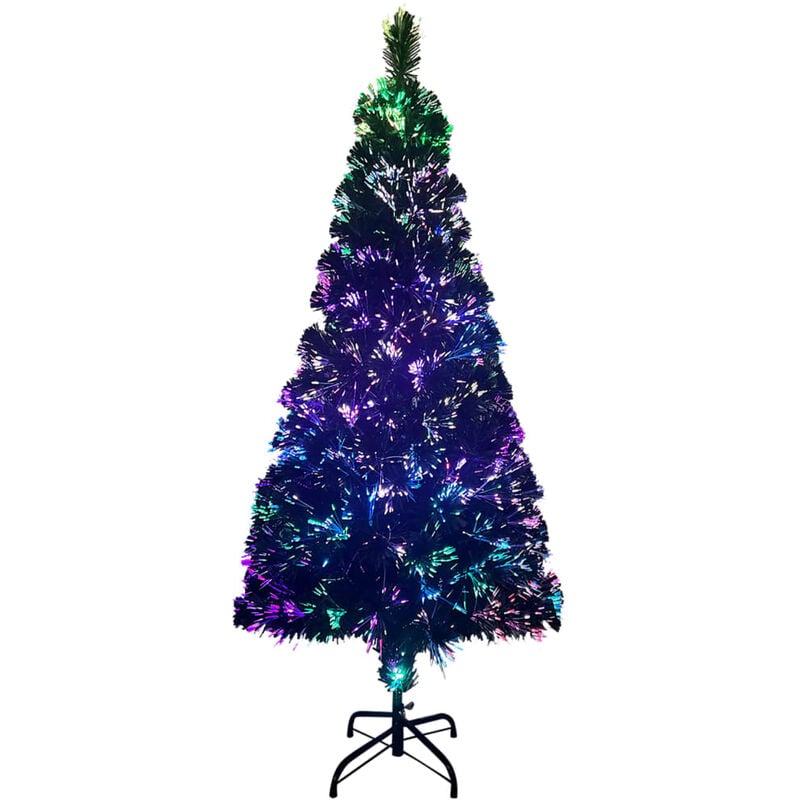 

Árbol de Navidad artificial y soporte verde fibra óptica 240 cm - Verde - Vidaxl