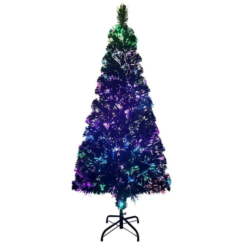 

Árbol de Navidad artificial y soporte verde fibra óptica 210 cm - Verde - Vidaxl