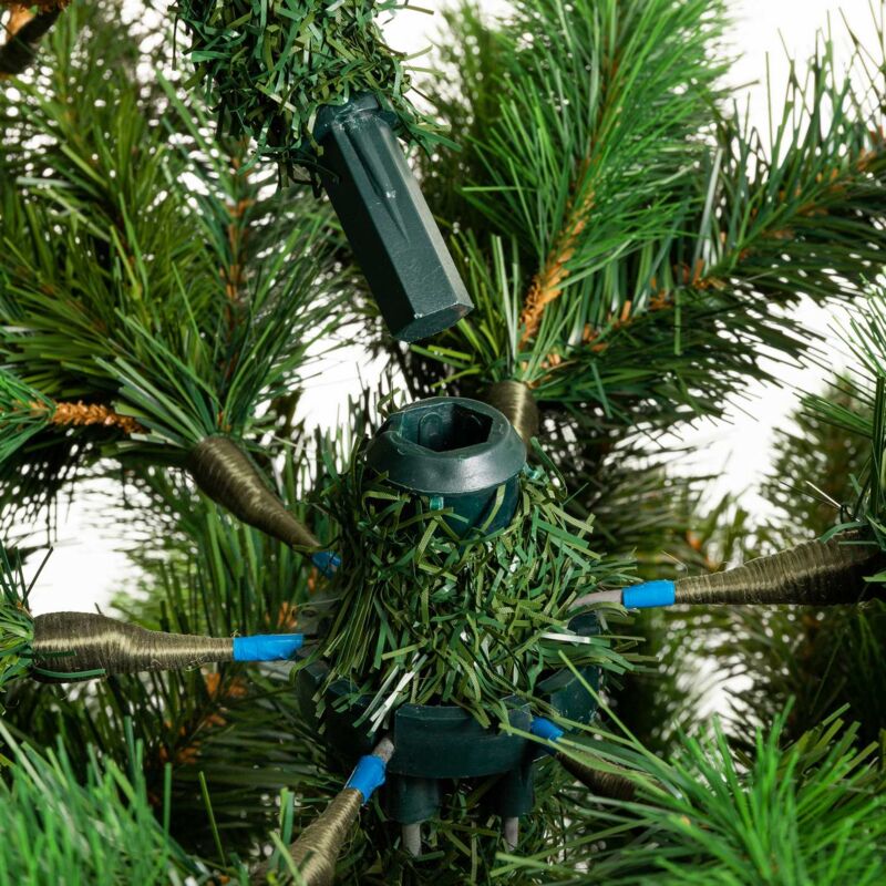 

Árbol de Navidad artificial de 551 ramas verdes de PE y PVCØ 80x180 cm