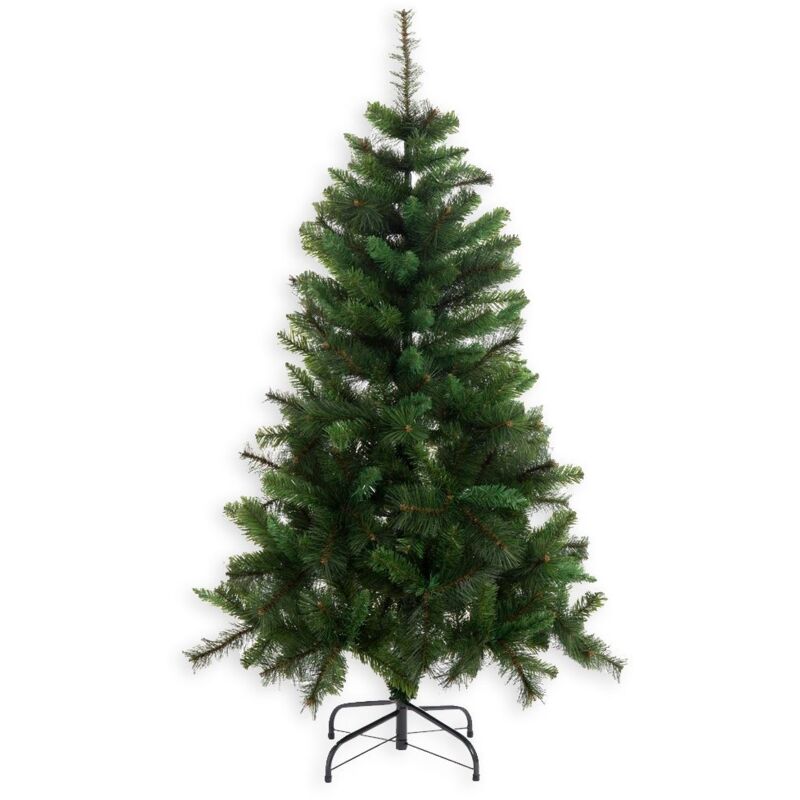 

Árbol de Navidad artificial de 989 ramas verdes de PE y PVC210 cm