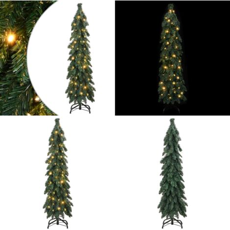 Árbol de Navidad artificial iluminado con 60 LEDs 120 cm - Luces LED - Iluminación navideña