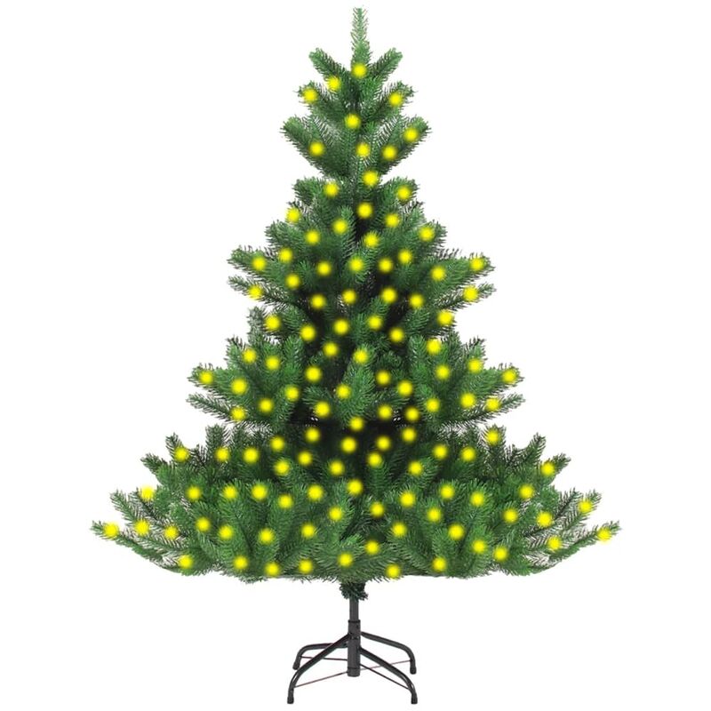 

Árbol de Navidad artificial Nordmann Fir con LED verde 240 cm