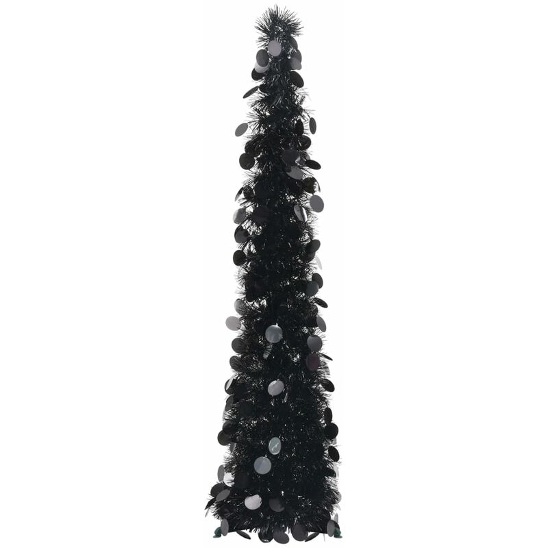 

Árbol de Navidad artificial plegable PET plateado 120 cm