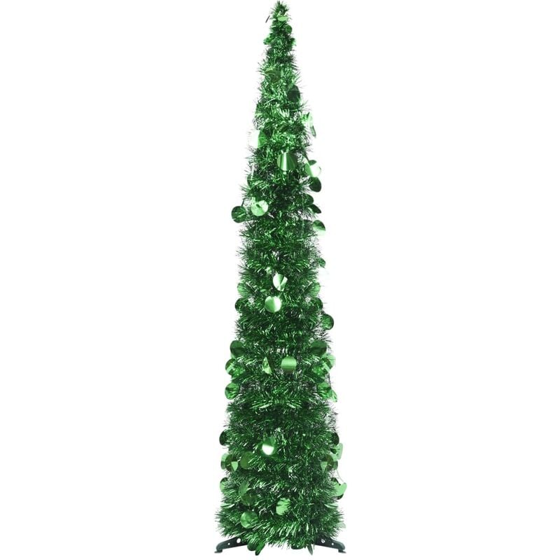 

Árbol de Navidad artificial plegable PET verde 120 cm