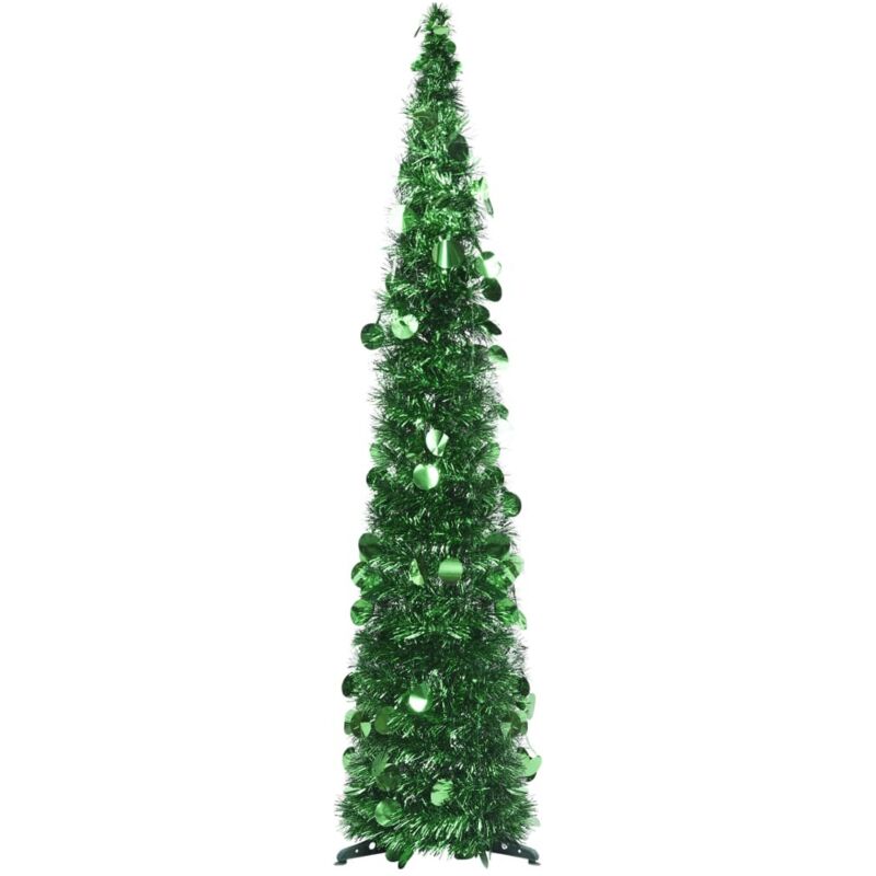 

Árbol de Navidad artificial plegable PET verde 120 cm - Verde - Vidaxl