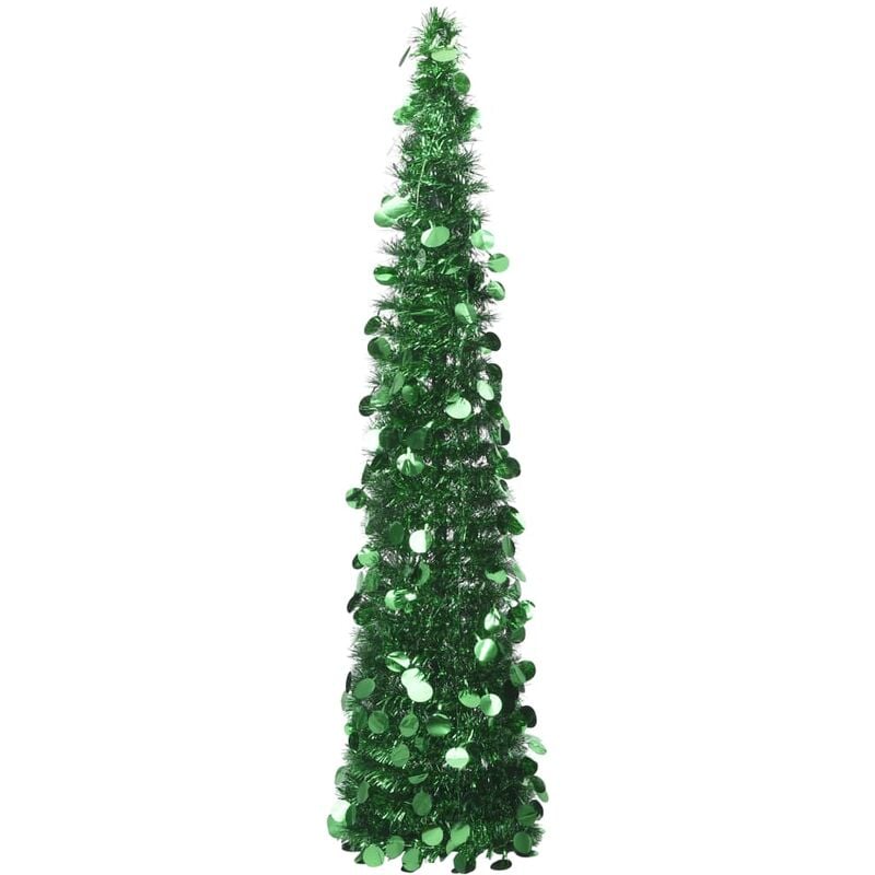 

Árbol de Navidad artificial plegable PET verde 180 cm
