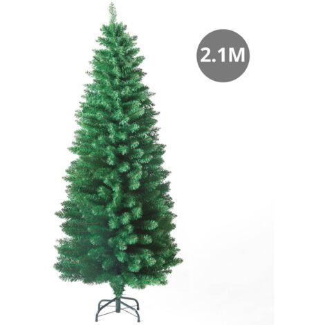 Árbol de navidad artificial tipo lápiz Bousso 2,1M 750 ramas