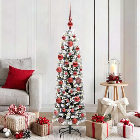 Árbol de Navidad artificial Verde 150 cm PVC, Acero y Plástico