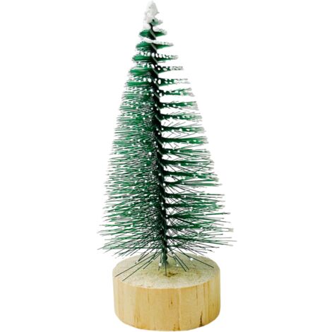 Árbol de Navidad artificial verde para decoración 10,5 cm