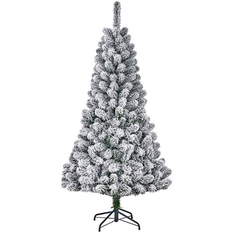 Árbol de Navidad con escarcha - 155x86 cm - 266 ramas