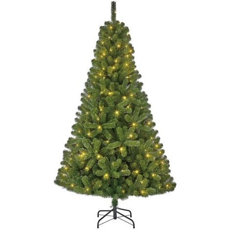 Arbol de navidad con luces led integradas 525 ramas 185cm