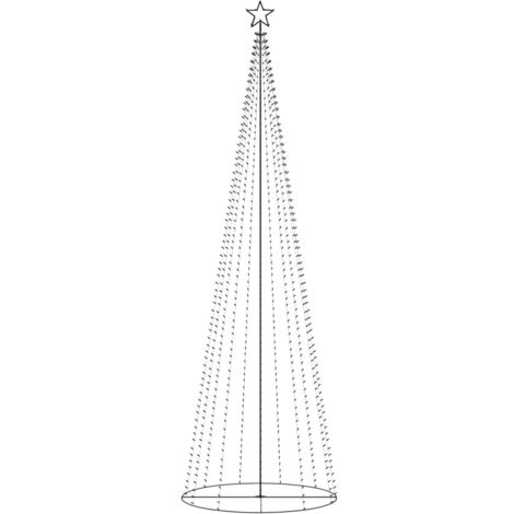 Árbol de Navidad Cono 752 LEDs Decoración Adornos Multicolor Multitalle