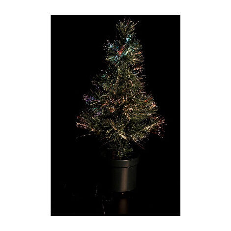 Árbol de navidad de fibra óptica verde 60cm. (F-Bright 701)