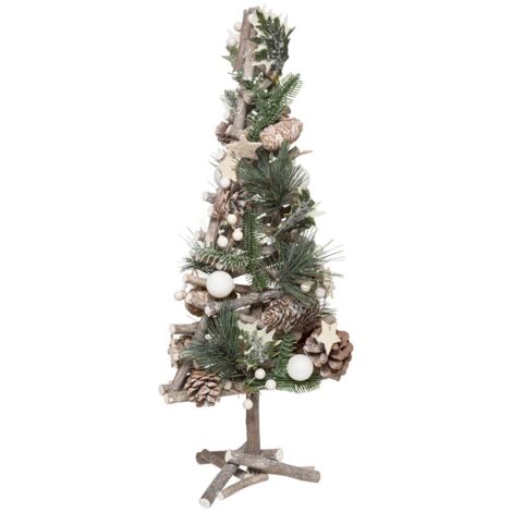 Arbol de Navidad de madera altura 55 cm -