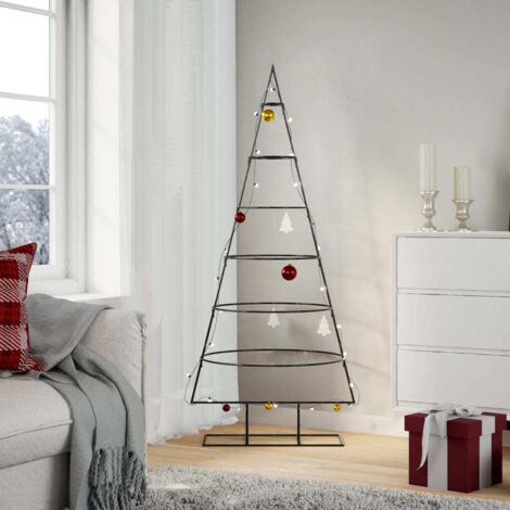  Árbol de Navidad de metal  con soporte 150 cm vidaXL