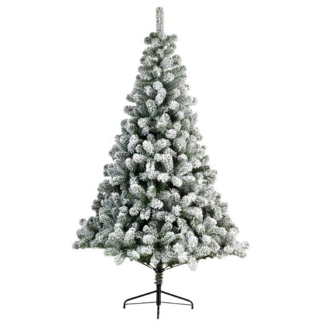 Árbol de Navidad de pino cubierto de nieve cm 117 x 180 h