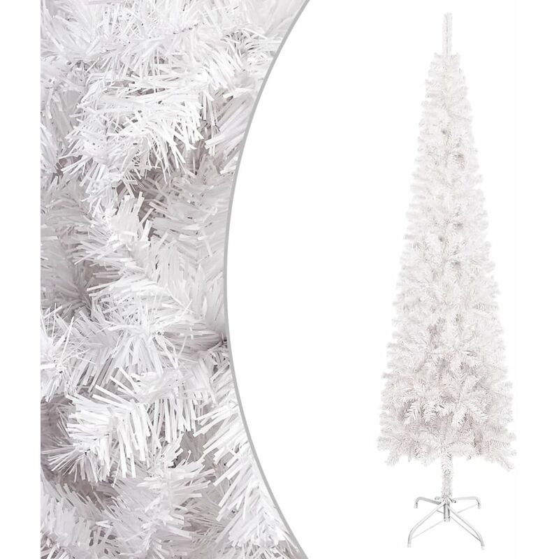 

arbol de Navidad delgado blanco 120 cm