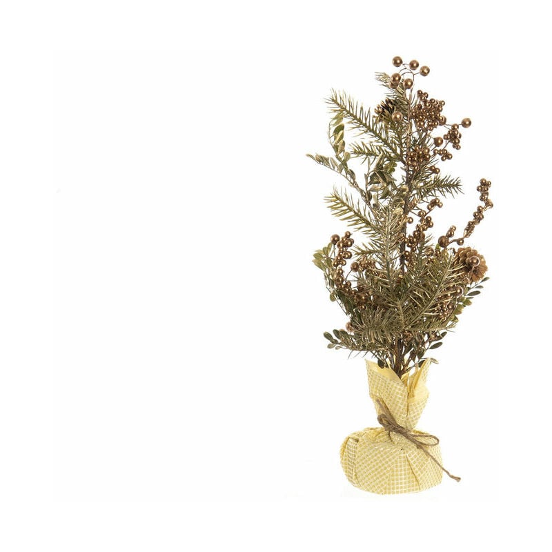 

Árbol de Navidad DKD Home Decor Dorado (15 x 15 x 60 cm)