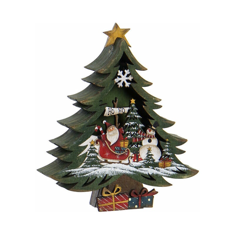 

Árbol de Navidad DKD Home Decor Madera (17 x 5 x 20.5 cm)