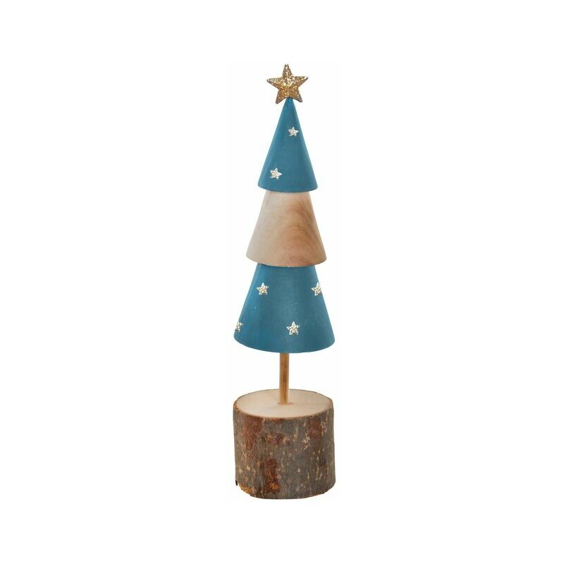 

Árbol de Navidad DKD Home Decor Madera de Paulonia (5 x 5.5 x 15 cm)