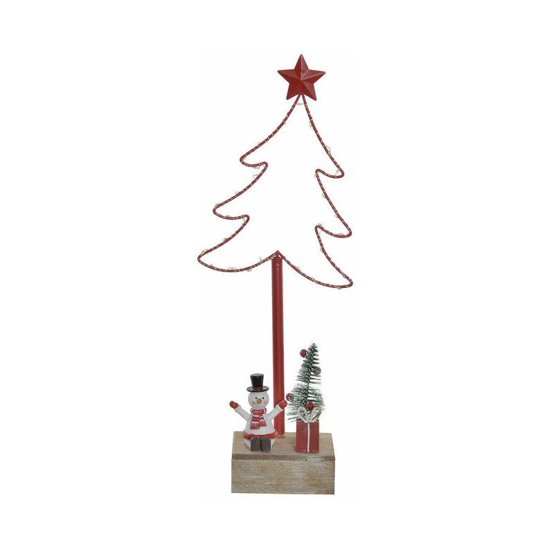 

Árbol de Navidad DKD Home Decor Metal LED (15 x 7 x 38 cm)