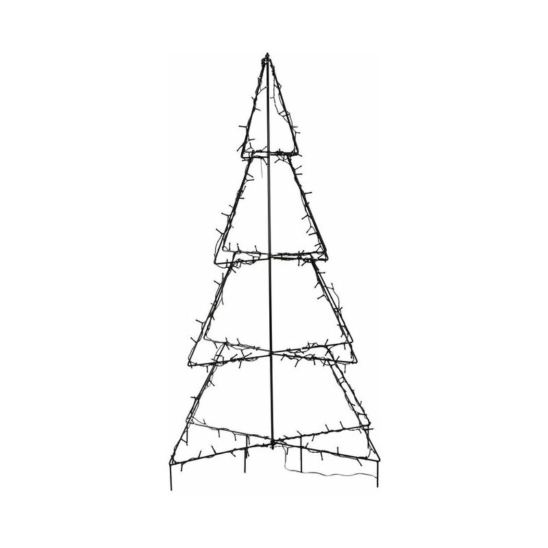 

Árbol de Navidad DKD Home Decor Metal LED (75 x 75 x 126 cm)