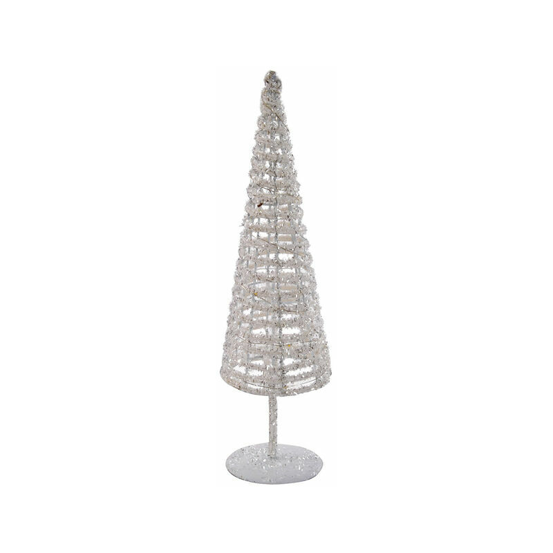

Árbol de Navidad DKD Home Decor Purpurina PVC Metal LED (10 x 10 x 40 cm)