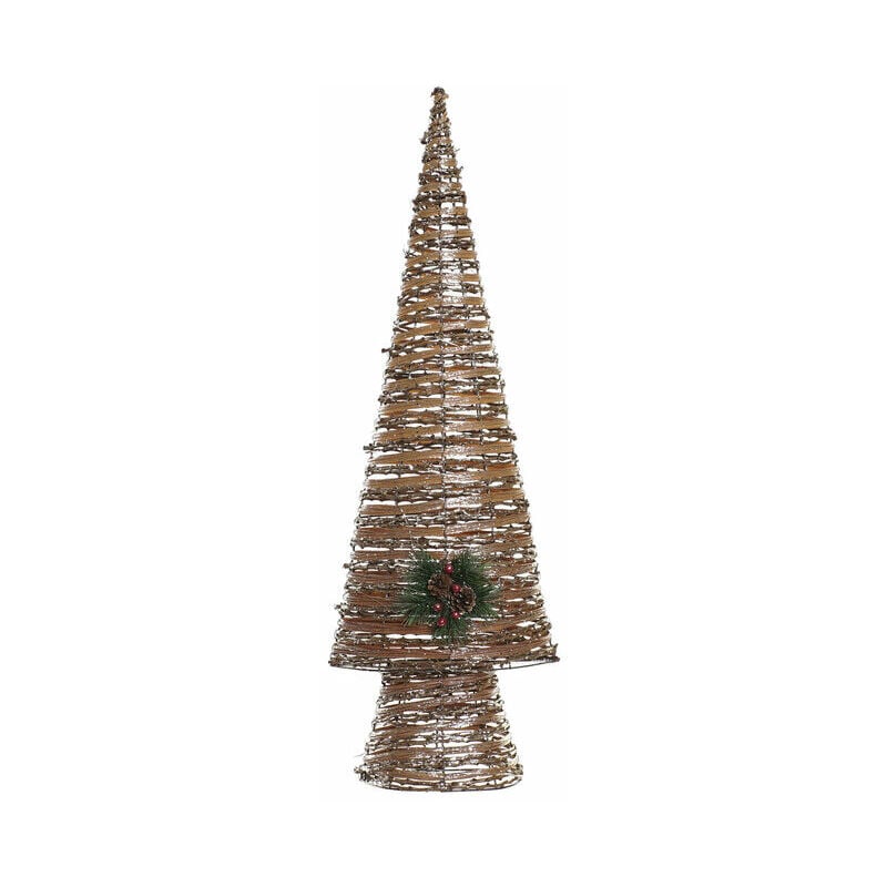 

Árbol de Navidad DKD Home Decor Ratán LED (32 x 18 x 100 cm)
