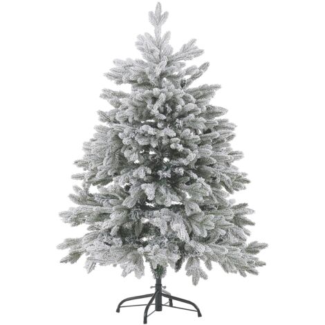 Árbol de Navidad efecto nieve 120 cm blanco FORAKER