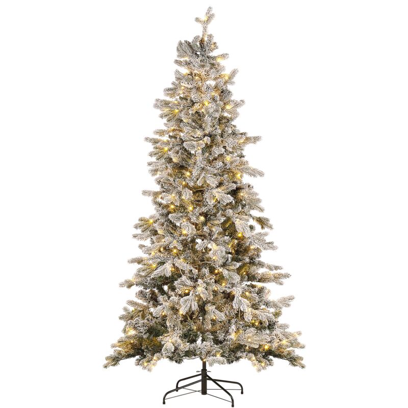 

Beliani - Árbol de Navidad efecto nieve 210 cm TATLOW