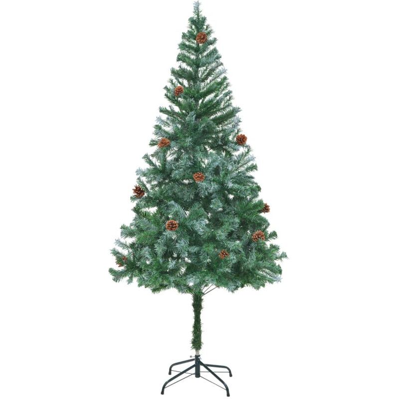 

arbol de Navidad glaseado con pinas 180 cm