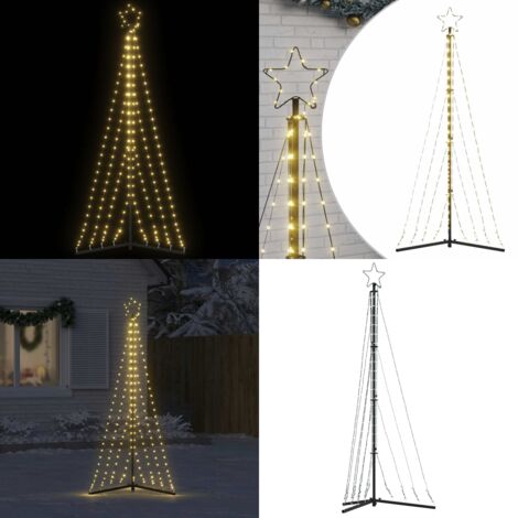 Árbol de Navidad LED 339 LEDs blanco cálido 187 cm - Luces LED - Decoración navideña