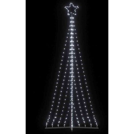 Árbol de Navidad LED 447 LEDs  frío 249 cm